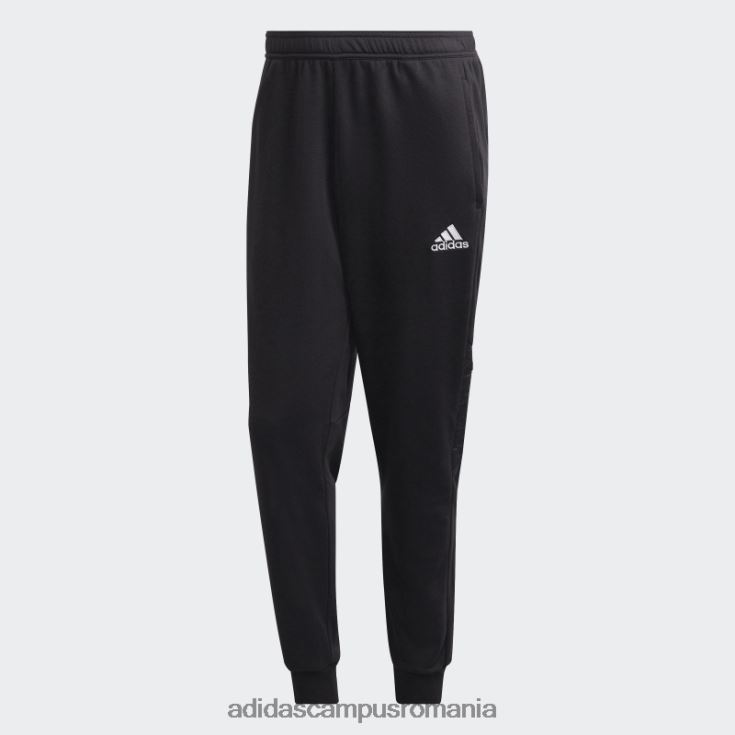 adidas campus romania pantaloni de trening condivo 22 negru bărbați alb negru J266N213678