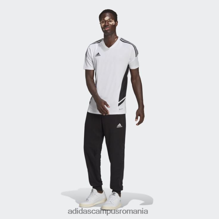 adidas campus romania pantaloni de trening condivo 22 negru bărbați alb negru J266N213678
