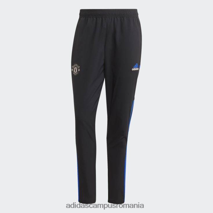 adidas campus romania pantaloni de trening de prezentare manchester united strălucesc albastru bărbați negru/albastru strălucitor J266N213481