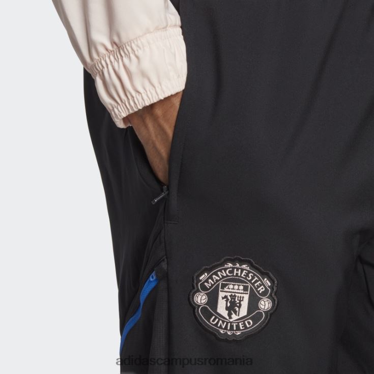 adidas campus romania pantaloni de trening de prezentare manchester united strălucesc albastru bărbați negru/albastru strălucitor J266N213481