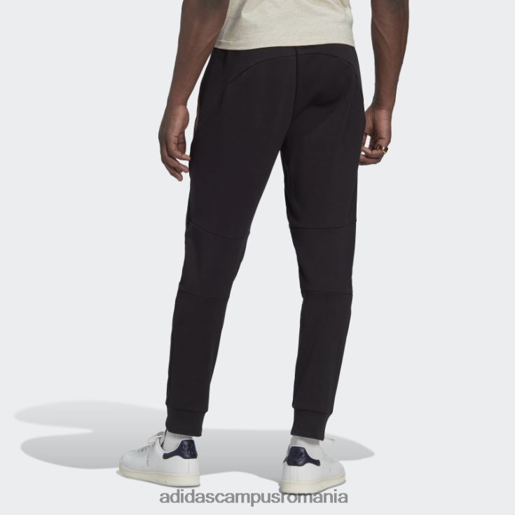 adidas campus romania pantaloni de trening de voiaj real madrid negru bărbați negru/violet J266N213646