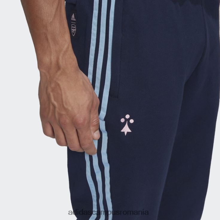 adidas campus romania pantaloni de trening din bumbac greu arsenal lifestyler bleumarin adidas bărbați marina J266N214268