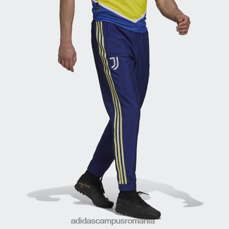 adidas campus romania pantaloni de trening țesut cu iconițele juventus albastre victorie bărbați albastru victorie J266N215136