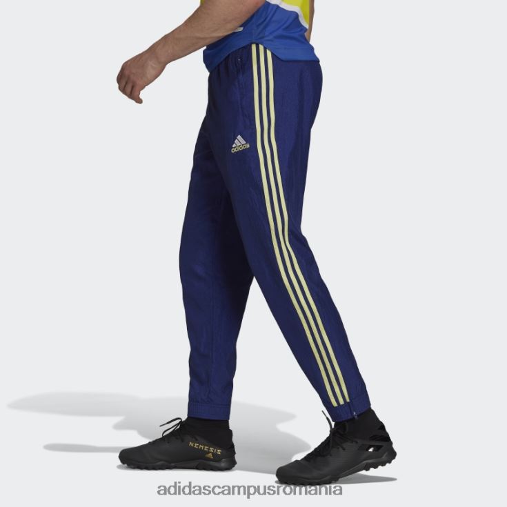 adidas campus romania pantaloni de trening țesut cu iconițele juventus albastre victorie bărbați albastru victorie J266N215136