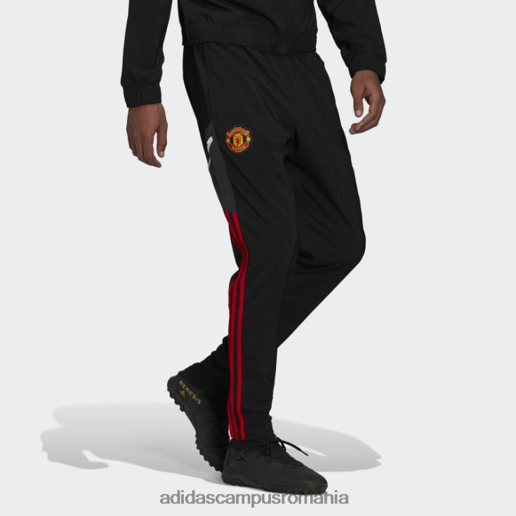 adidas campus romania pantaloni de trening negru de prezentare manchester united bărbați negru J266N213751