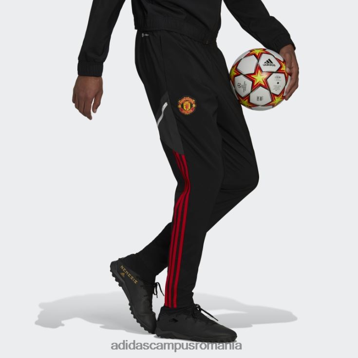 adidas campus romania pantaloni de trening negru de prezentare manchester united bărbați negru J266N213751
