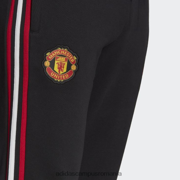 adidas campus romania pantaloni de trening negru manchester united dna cu 3 dungi bărbați negru J266N214285