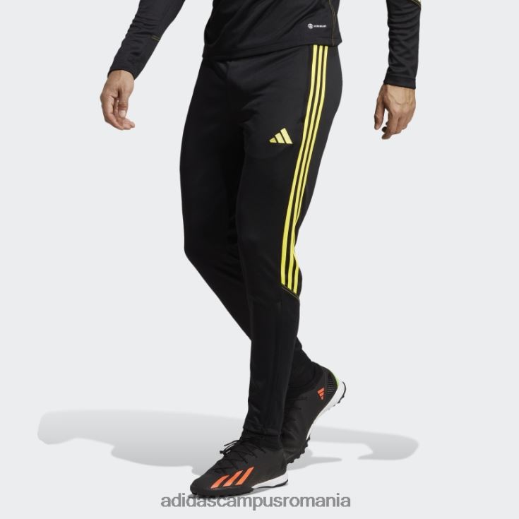 adidas campus romania pantaloni de trening pentru antrenament club tiro 23 negru bărbați galben închis J266N213118