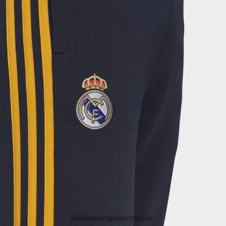 adidas campus romania pantaloni de trening pentru transpirație real madrid, bleumarin de noapte, cu 3 dungi bărbați marina de noapte J266N215221