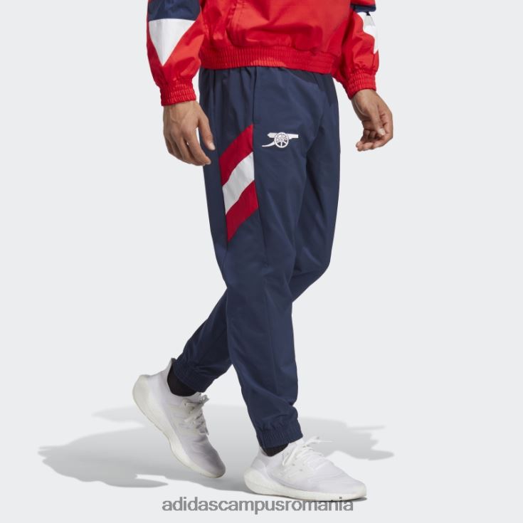 adidas campus romania pantaloni țesuți cu iconiță arsenal bleumarin bărbați marina J266N26074
