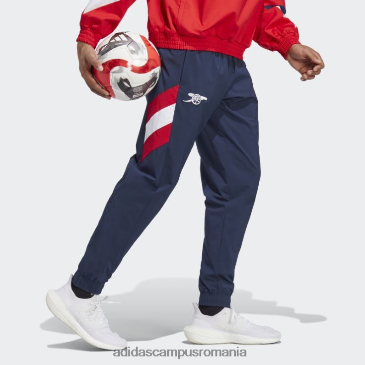 adidas campus romania pantaloni țesuți cu iconiță arsenal bleumarin bărbați marina J266N26074