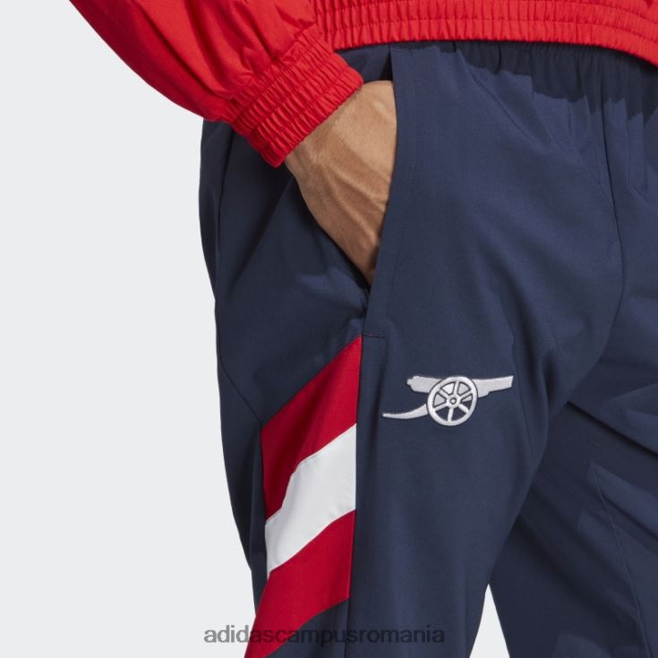 adidas campus romania pantaloni țesuți cu iconiță arsenal bleumarin bărbați marina J266N26074