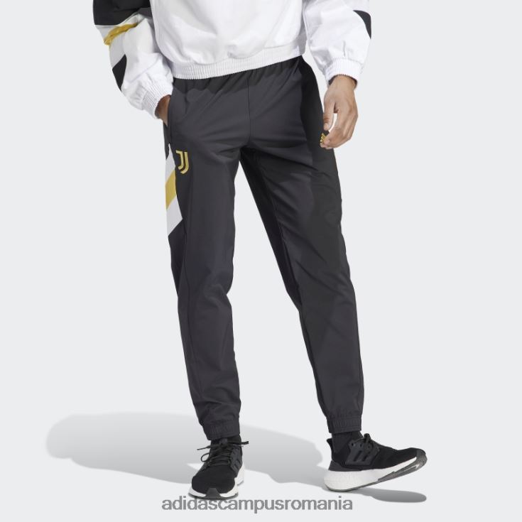 adidas campus romania pantaloni negri împletiti icon juventus bărbați negru J266N26077