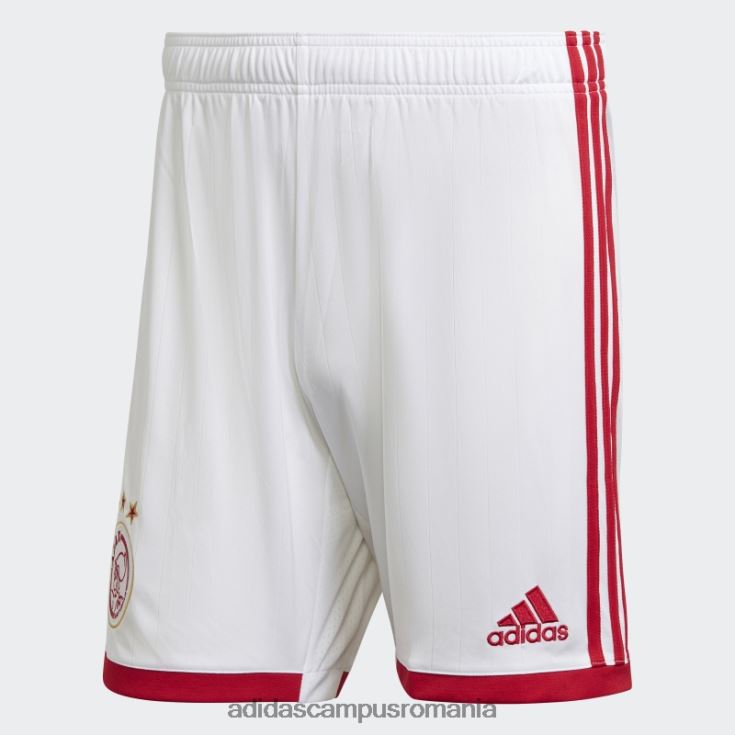 adidas campus romania pantaloni scurți acasă ajax amsterdam 22/23 alb bărbați alb J266N214552