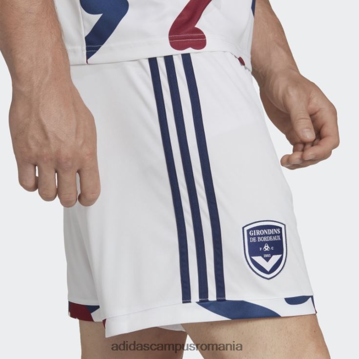 adidas campus romania pantaloni scurți adidas girondins de bordeaux 22/23 away bărbați alb J266N214403