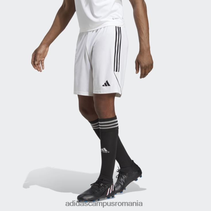 adidas campus romania pantaloni scurți albi din liga tiro 23 bărbați alb negru J266N25236