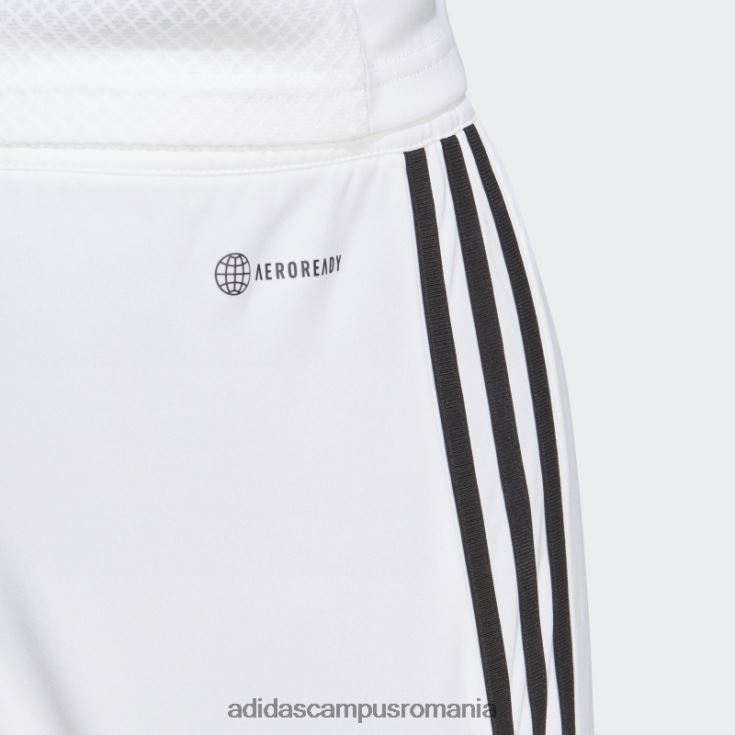 adidas campus romania pantaloni scurți albi din liga tiro 23 bărbați alb negru J266N25236