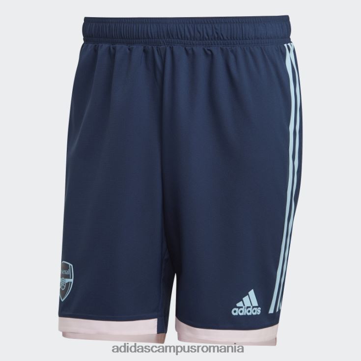 adidas campus romania pantaloni scurți arsenal bleumarin 22/23 al treilea adidas bărbați albastru marin J266N214187