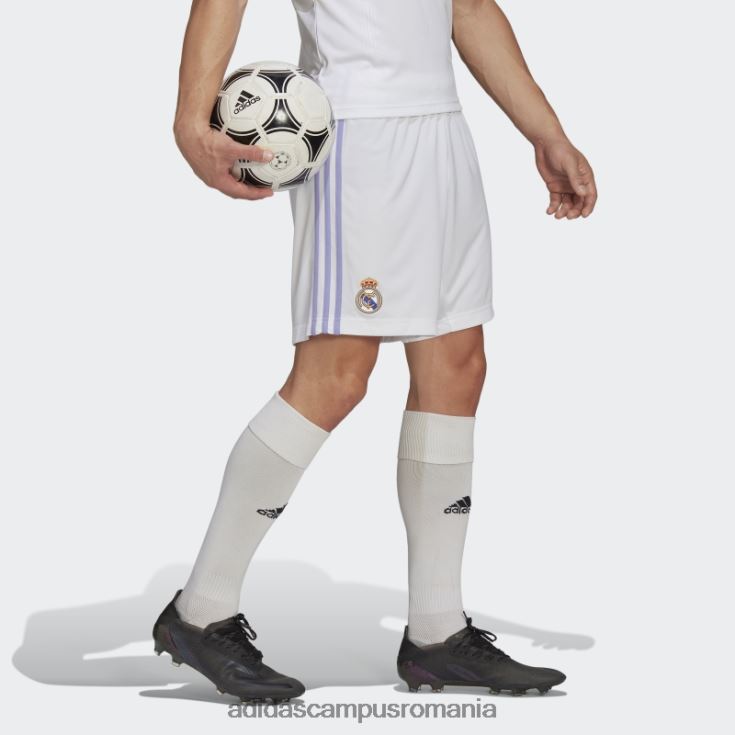 adidas campus romania pantaloni scurți de acasă alb real madrid 22/23 adidas bărbați alb J266N213407