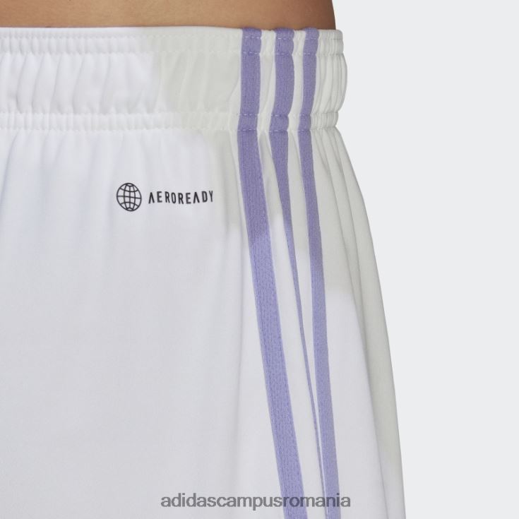 adidas campus romania pantaloni scurți de acasă alb real madrid 22/23 adidas bărbați alb J266N213407