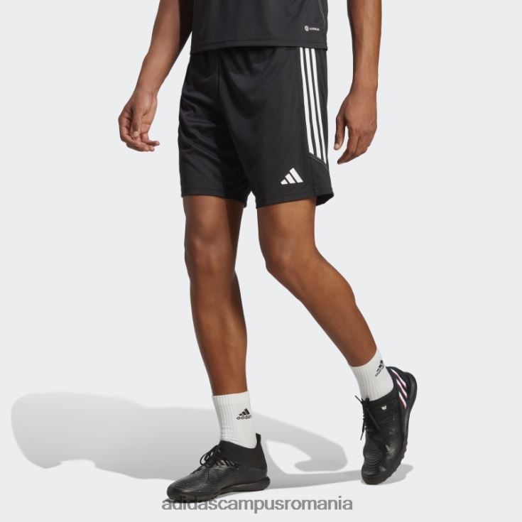adidas campus romania pantaloni scurți de antrenament club tiro 23 negru bărbați alb negru J266N213117