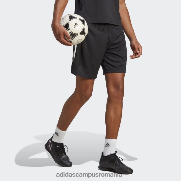 adidas campus romania pantaloni scurți de antrenament club tiro 23 negru bărbați alb negru J266N213117