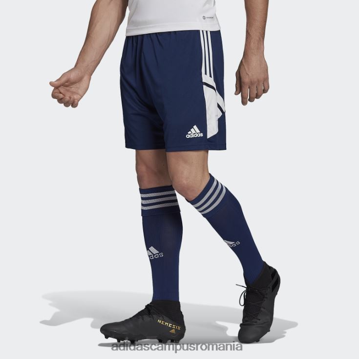 adidas campus romania pantaloni scurți de antrenament condivo 22 bleumarin bărbați bleumarin/alb J266N214056