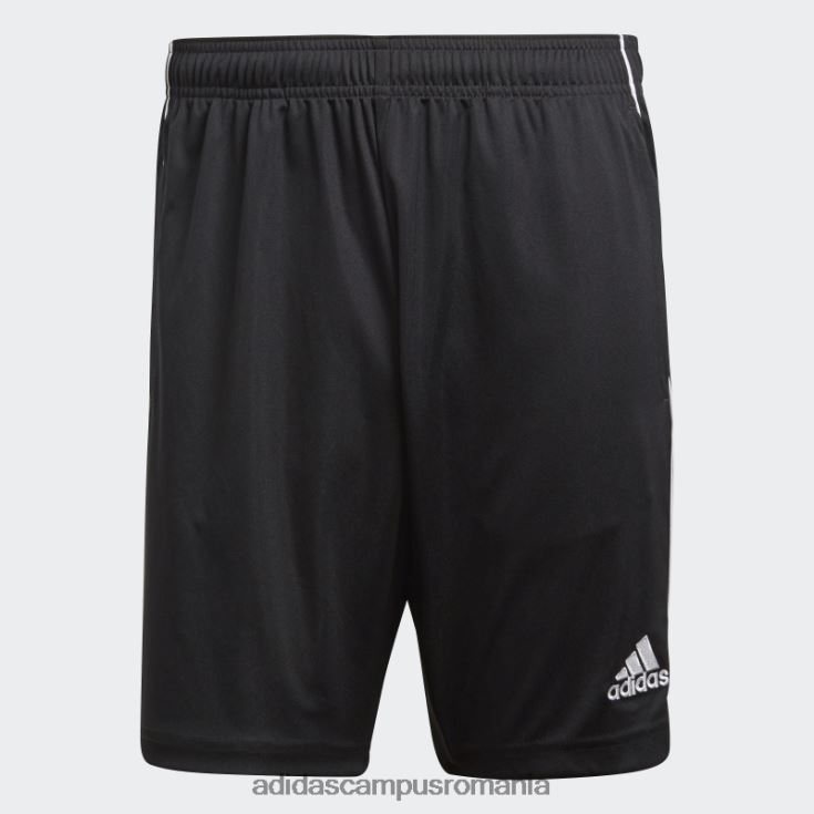 adidas campus romania pantaloni scurți de antrenament core 18 negri bărbați alb negru J266N214576