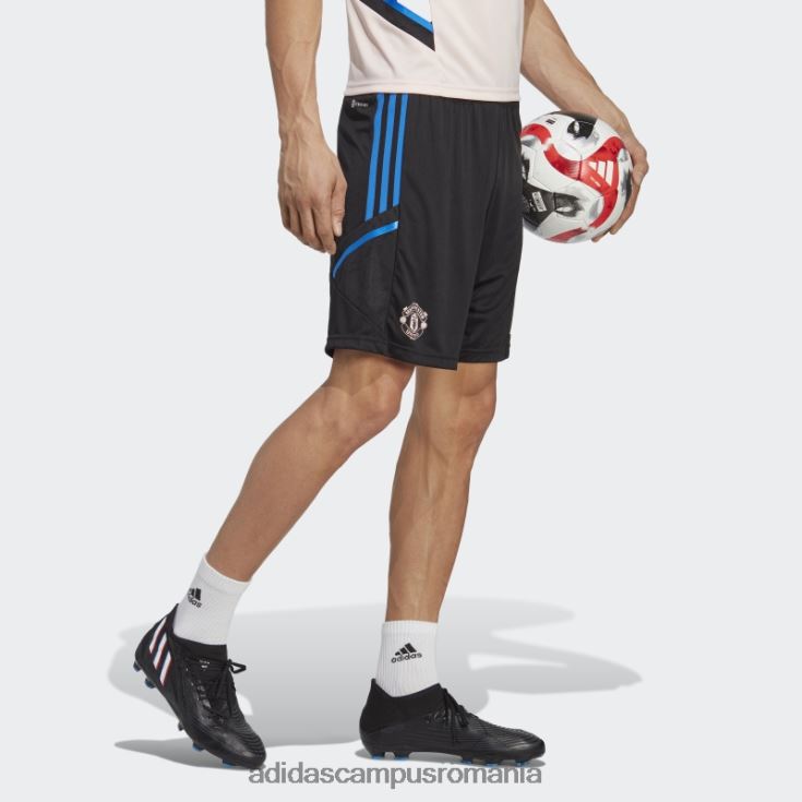 adidas campus romania pantaloni scurți de antrenament manchester united condivo 22 negru bărbați negru/albastru strălucitor J266N213903