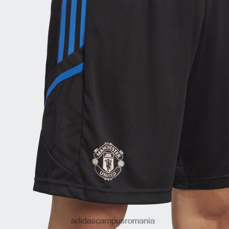adidas campus romania pantaloni scurți de antrenament manchester united condivo 22 negru bărbați negru/albastru strălucitor J266N213903