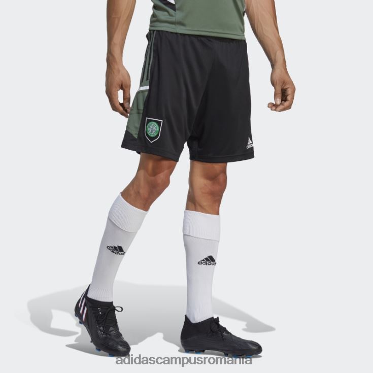 adidas campus romania pantaloni scurți de antrenament negru celtic fc condivo 22 bărbați negru J266N214362