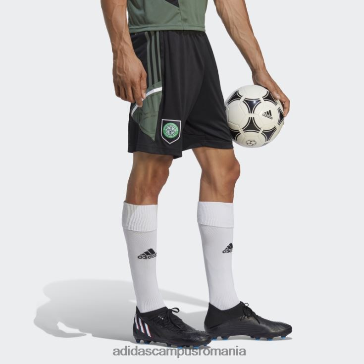 adidas campus romania pantaloni scurți de antrenament negru celtic fc condivo 22 bărbați negru J266N214362