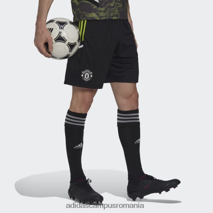 adidas campus romania pantaloni scurți de antrenament negru manchester united condivo 22 bărbați negru J266N214338