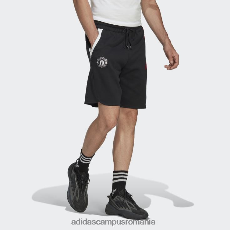 adidas campus romania pantaloni scurți de călătorie manchester united negru adidas bărbați negru J266N214250