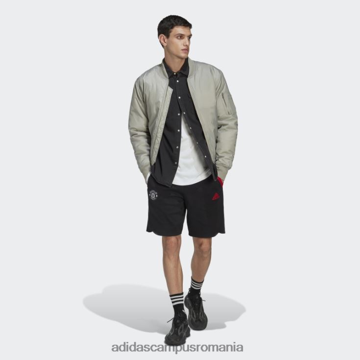 adidas campus romania pantaloni scurți de călătorie manchester united negru adidas bărbați negru J266N214250