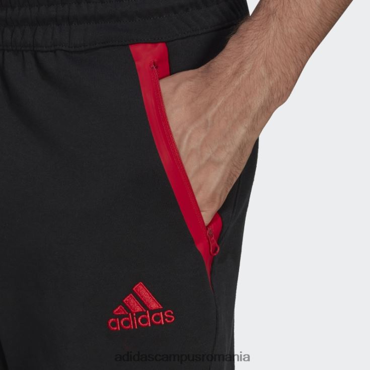 adidas campus romania pantaloni scurți de călătorie manchester united negru adidas bărbați negru J266N214250