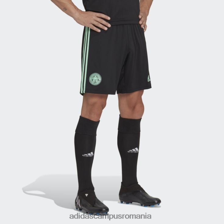 adidas campus romania pantaloni scurți de deplasare leicester city fc 22/23 negru bărbați negru J266N214252