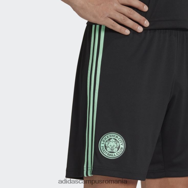 adidas campus romania pantaloni scurți de deplasare leicester city fc 22/23 negru bărbați negru J266N214252