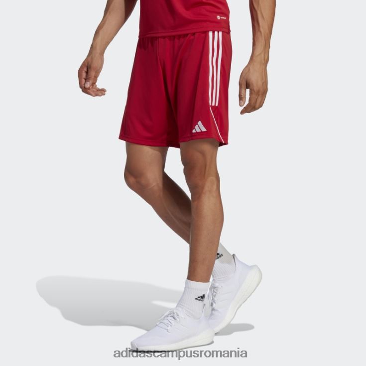 adidas campus romania pantaloni scurți de liga fierbinte tiro 23 alb bărbați rosu alb J266N26302