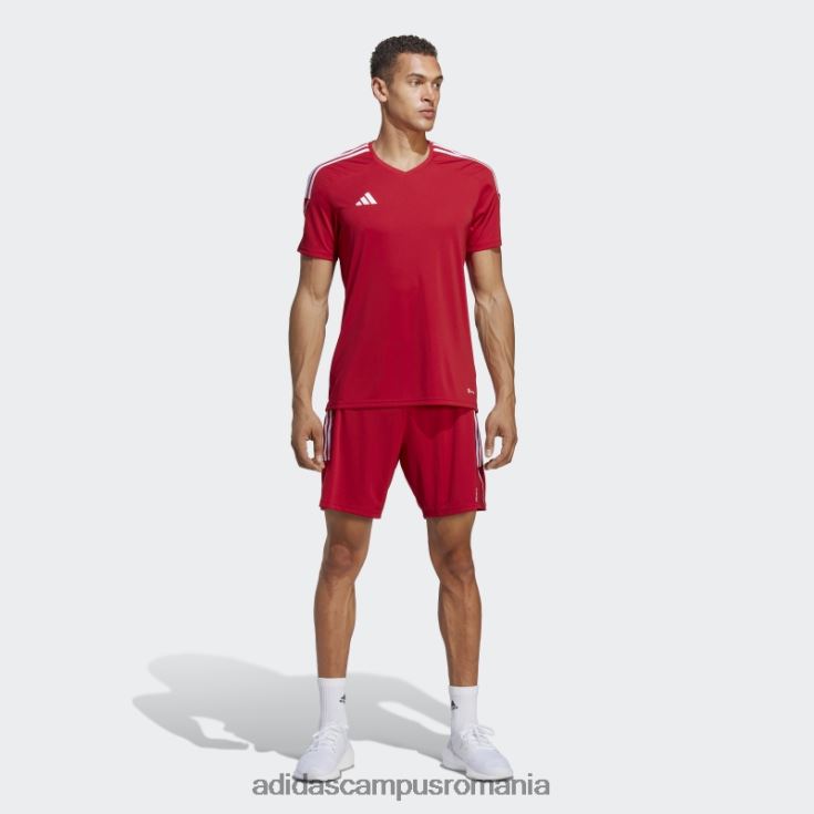 adidas campus romania pantaloni scurți de liga fierbinte tiro 23 alb bărbați rosu alb J266N26302
