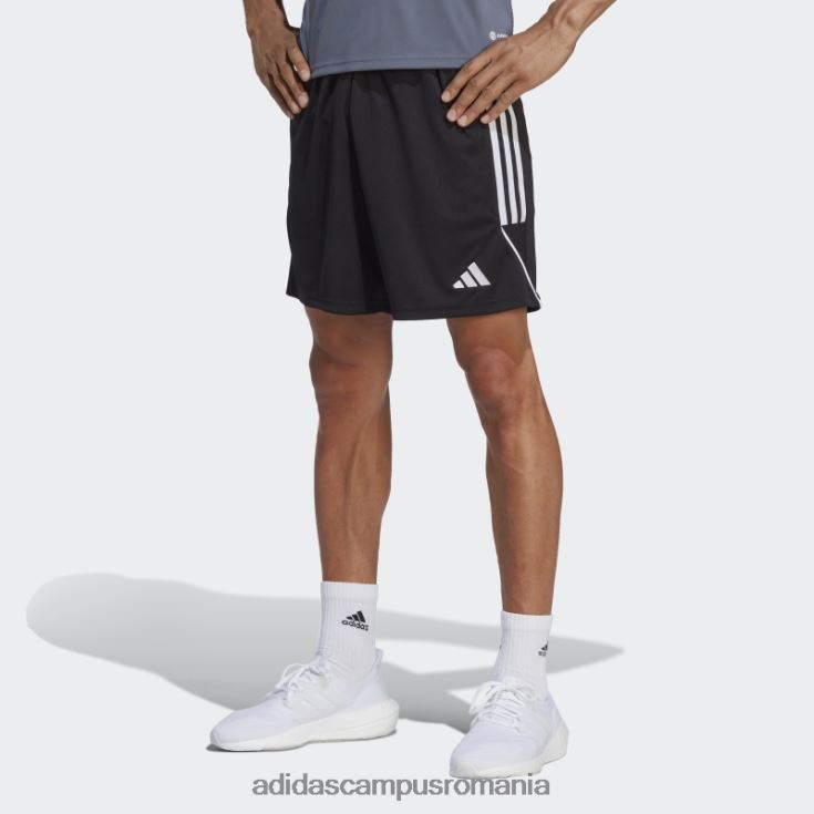 adidas campus romania pantaloni scurți de liga tiro 23 alb bărbați alb negru J266N26723