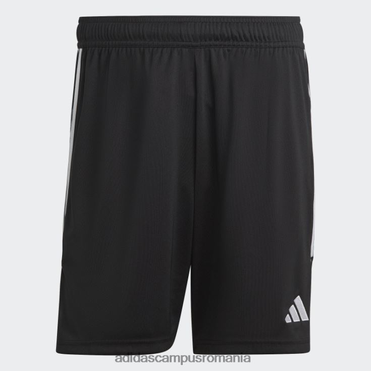 adidas campus romania pantaloni scurți de liga tiro 23 alb bărbați alb negru J266N26723
