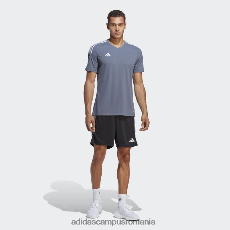 adidas campus romania pantaloni scurți de liga tiro 23 alb bărbați alb negru J266N26723