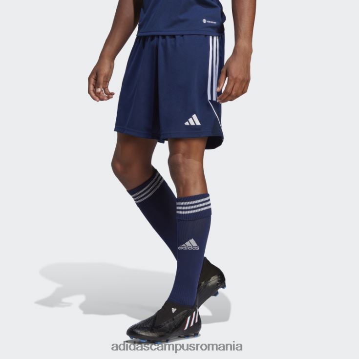 adidas campus romania pantaloni scurți de liga tiro 23 bleumarin bărbați bleumarin/alb J266N26244