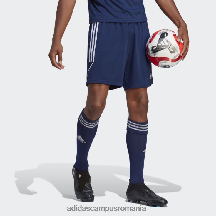 adidas campus romania pantaloni scurți de liga tiro 23 bleumarin bărbați bleumarin/alb J266N26244