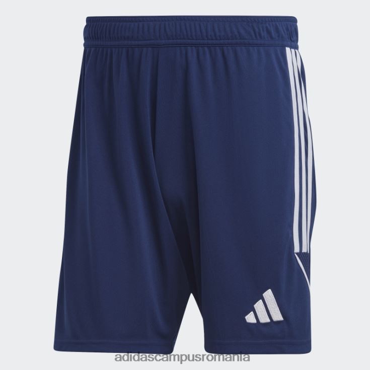 adidas campus romania pantaloni scurți de liga tiro 23 bleumarin bărbați bleumarin/alb J266N26244