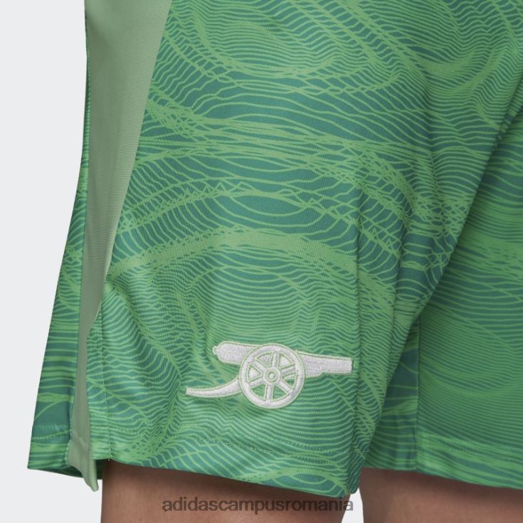 adidas campus romania pantaloni scurți de portar arsenal 21/22 lime bărbați lămâie verde J266N215272
