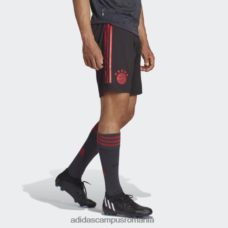 adidas campus romania pantaloni scurți fc bayern 22/23 third authentic negru bărbați negru J266N214390