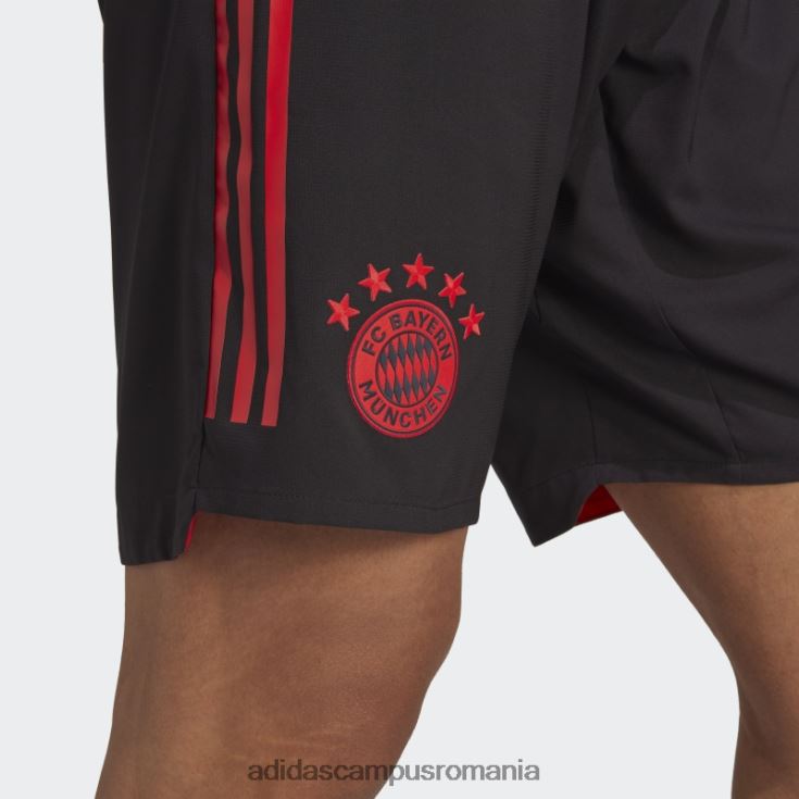 adidas campus romania pantaloni scurți fc bayern 22/23 third authentic negru bărbați negru J266N214390