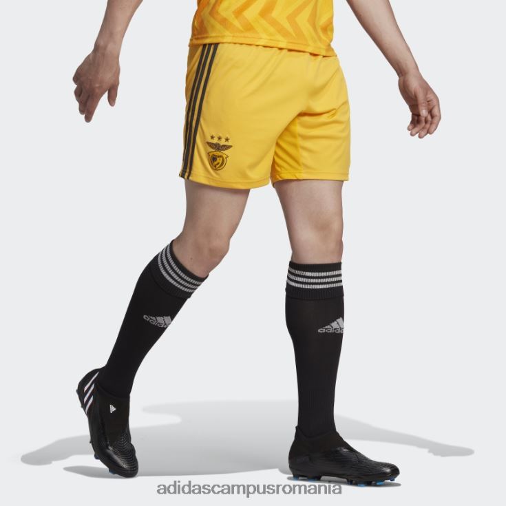 adidas campus romania pantaloni scurți galben Benfica 22/23 deplasare adidas bărbați galben J266N214349